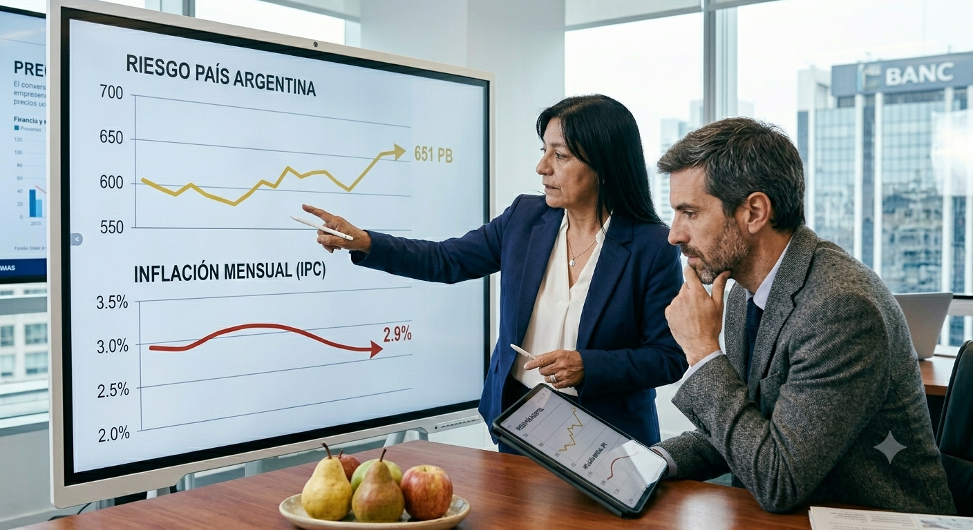 Baja la inflación, sube el riesgo país: ¿Qué miramos ahora?