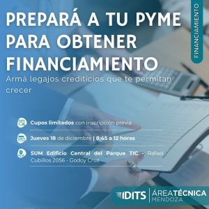 Portfolio e Idits convocan a una capacitación clave para empresas que buscan acceder a créditos y avales